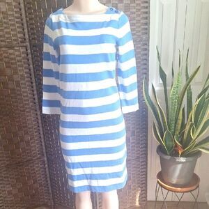 Land's End Knit Nautical Striped Dress, size XS